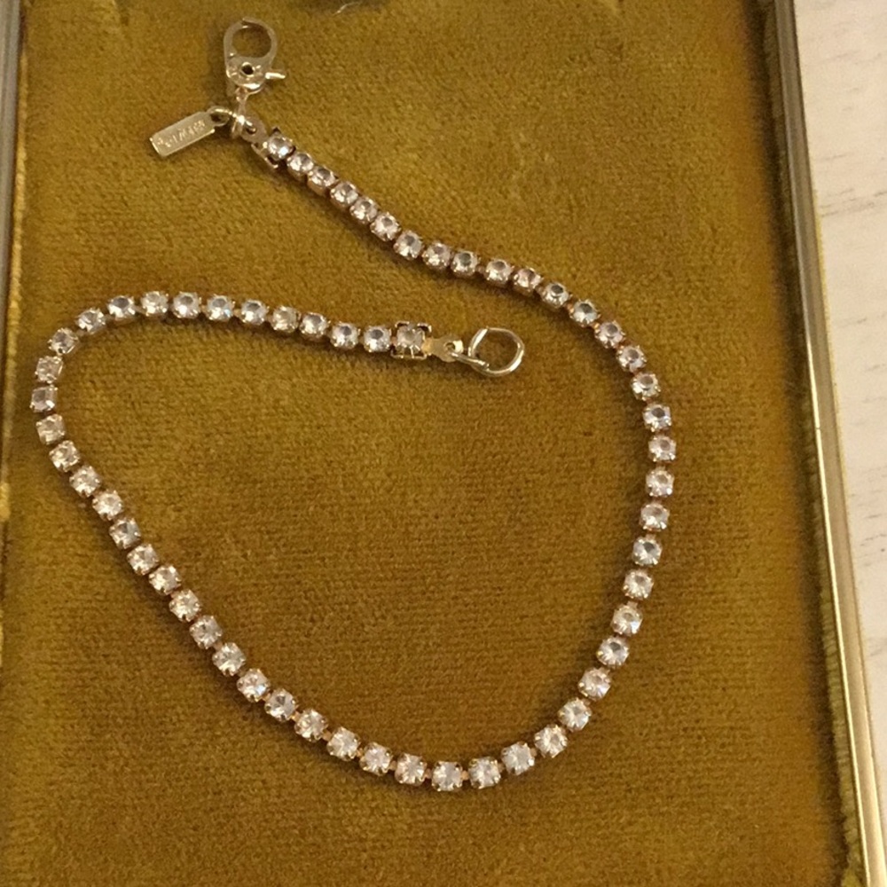 Vintage Monet rhinestone bracelet.  New.